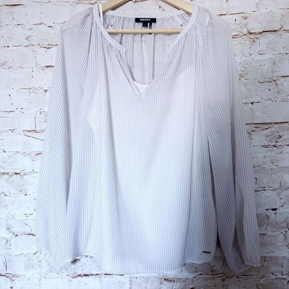 DKNY layered blouse - Picture 1 of 6